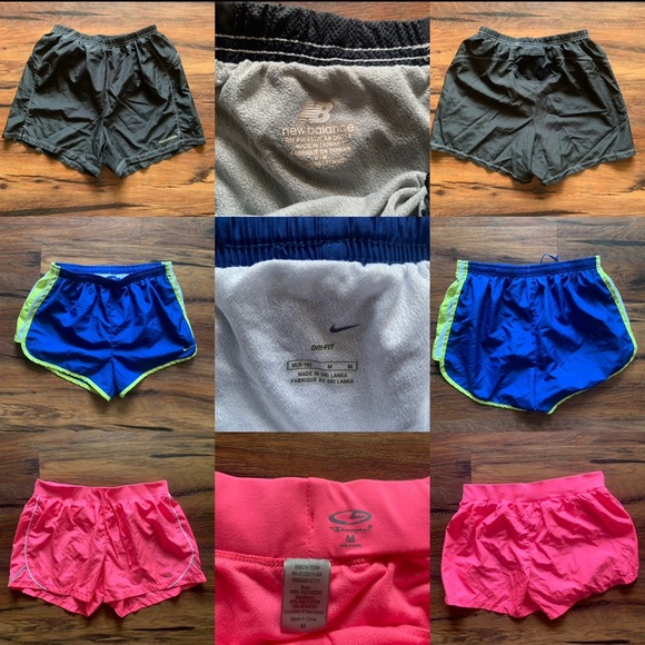 Champion Pants - 3 pairs of w’s medium Champion & New Balance dry-fit shorts